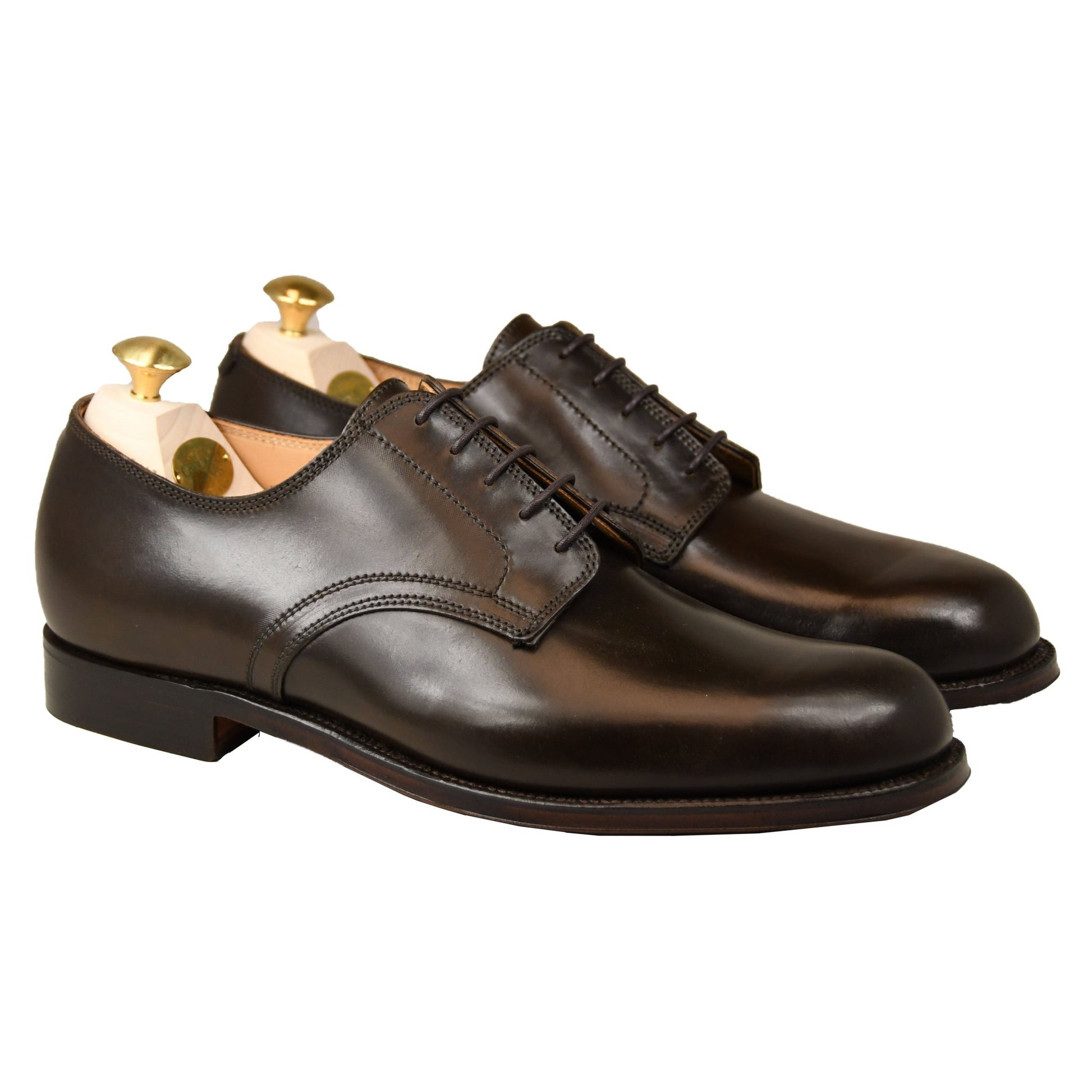 Midhurst 4 Derby, Dark Brown Cordovan 'Dainite' Crockett & Jones - Hammargruppen