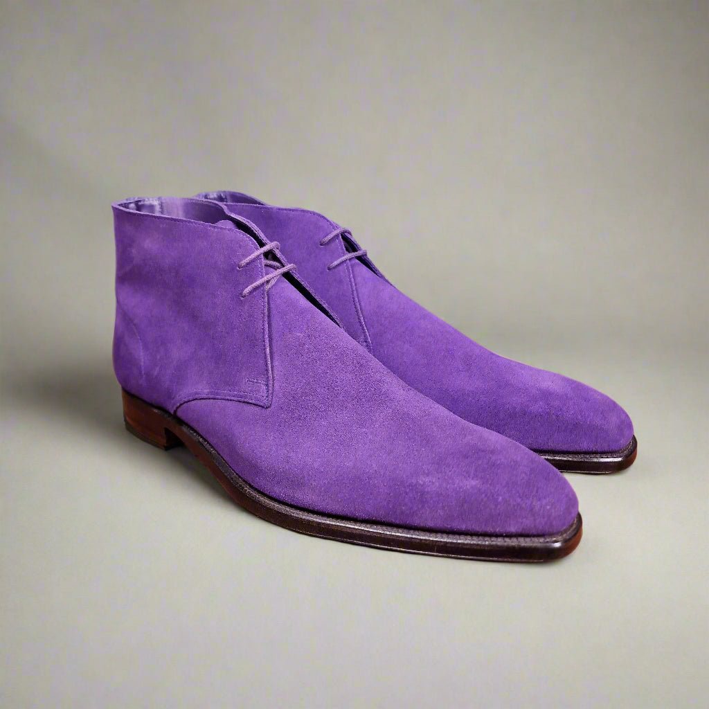 Milton Purple Suede (9.5E) Crockett & Jones - Hammargruppen
