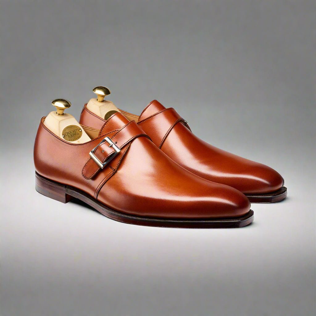 Monkton Chestnut Burnished Calf, Crockett & Jones - Hammargruppen