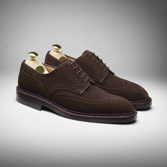 Pembroke Dark Brown Suede ‘Dainite’ Crockett & Jones - Hammargruppen