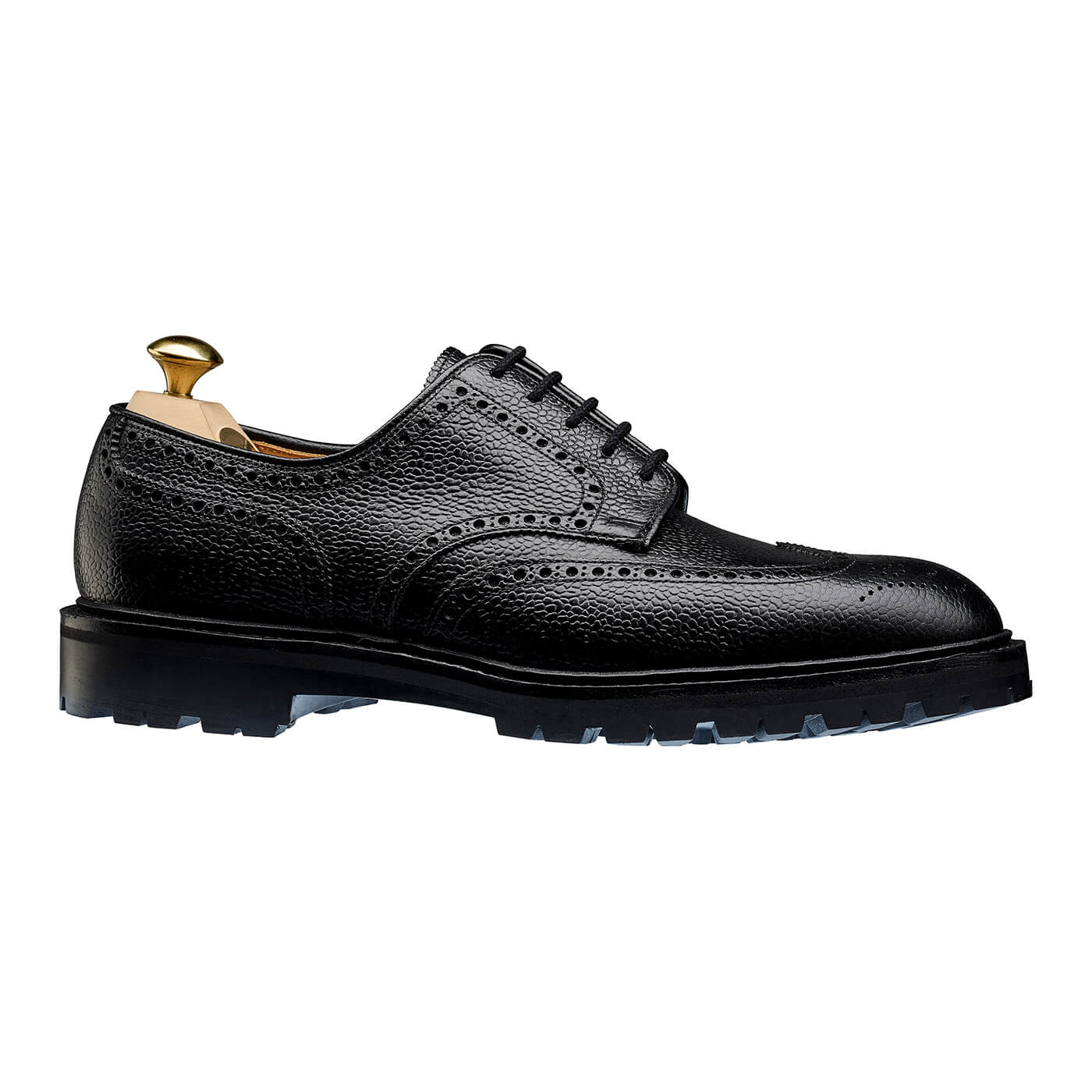 Pembroke Derby, Black Scotch Grain ‘Vibram’ Crockett & Jones - Hammargruppen