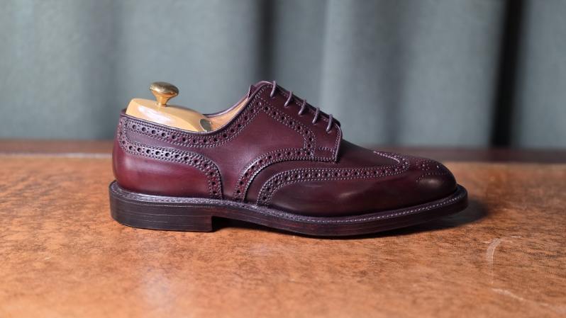 Pembroke Derby Burgundy Cordovan, Crockett & Jones - Hammargruppen