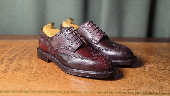 Pembroke Derby Burgundy Cordovan, Crockett & Jones - Hammargruppen