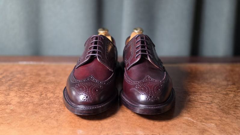 Pembroke Derby Burgundy Cordovan, Crockett & Jones - Hammargruppen