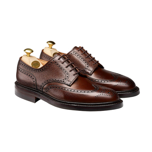 Pembroke Derby, Dark Brown Scotch Grain ‘Dainite’ Crockett & Jones - Hammargruppen