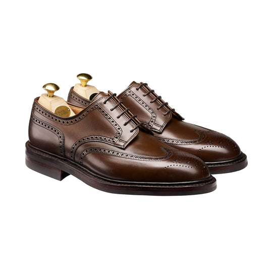 Pembroke Derby, Dark Brown Wax Calf ‘Dainite’ Crockett & Jones - Hammargruppen