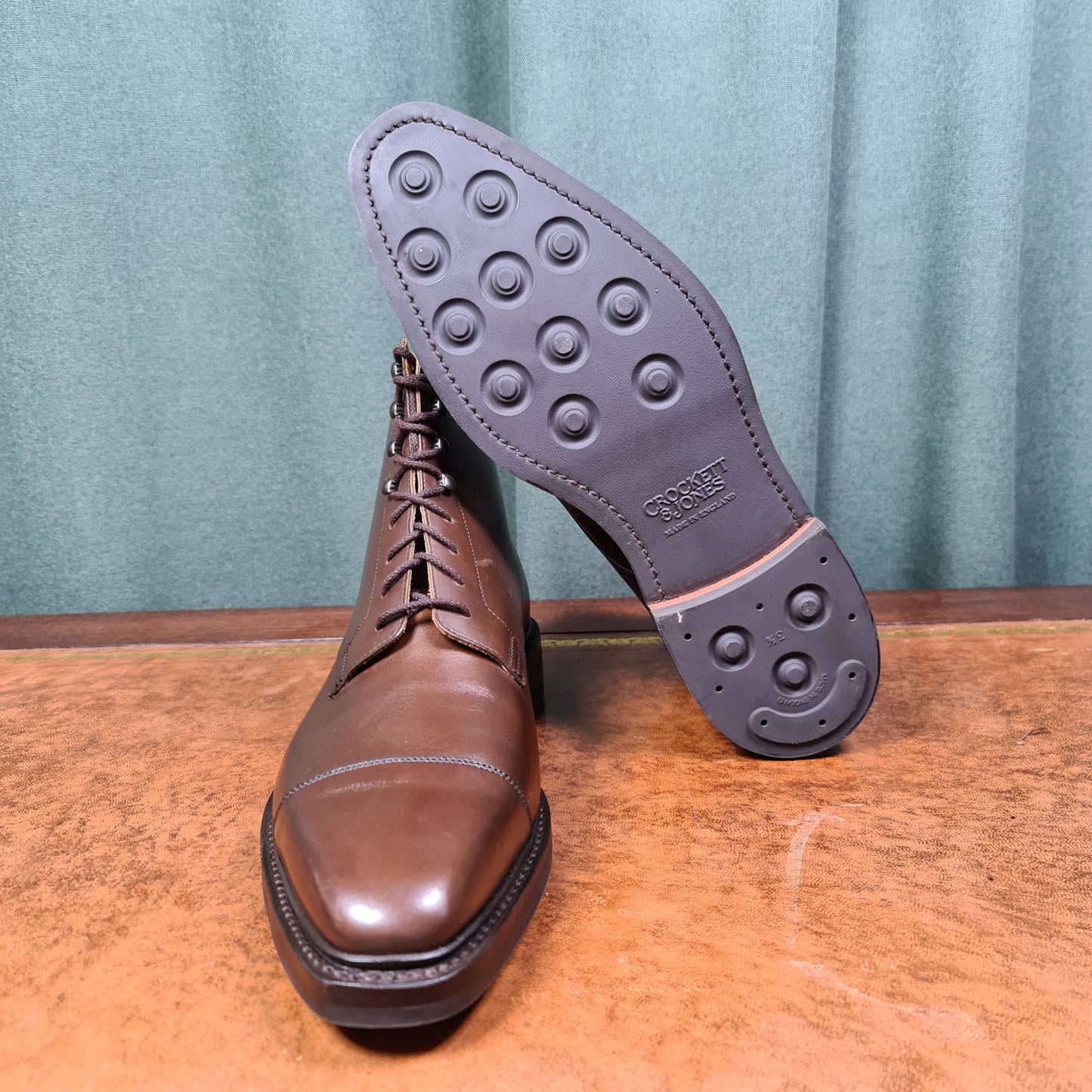 Northcote Dark Brown Wax Calf 'Dainite' (9E) Crockett & Jones