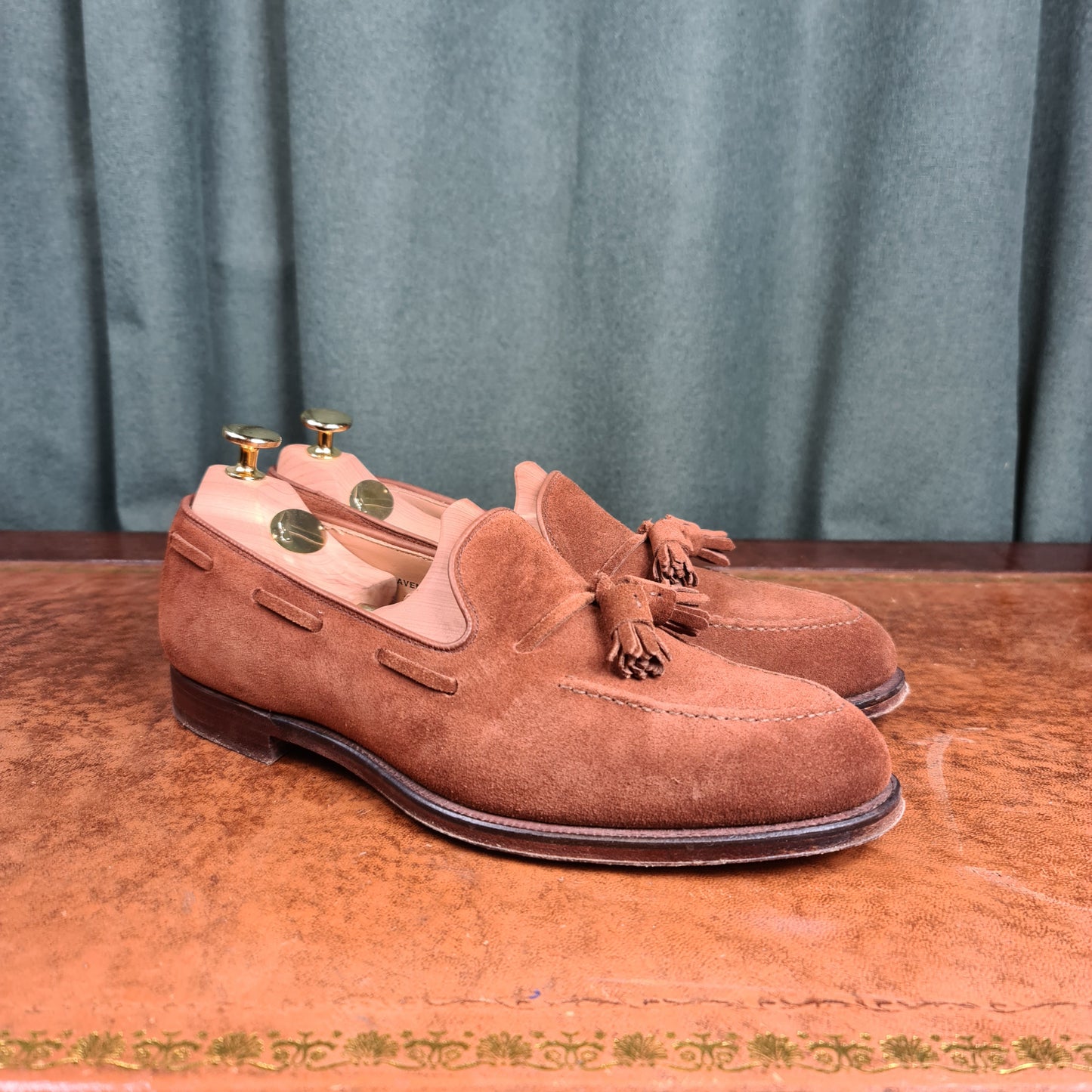 Cavendish II Polo Brown Calf Suede, Crockett & Jones