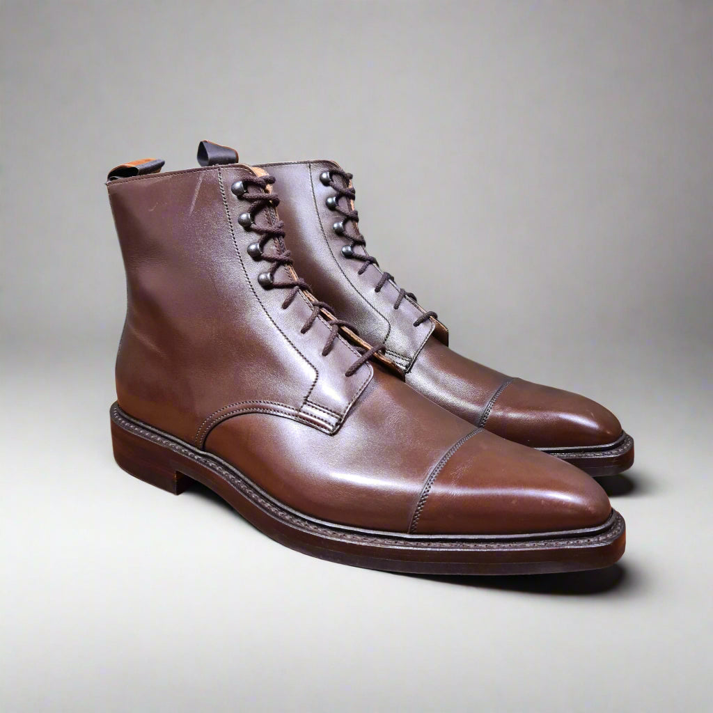 Northcote Dark Brown Wax Calf 'Dainite' (9E) Crockett & Jones
