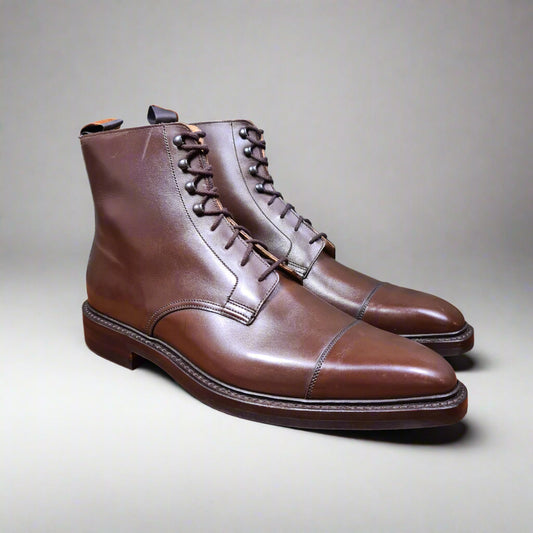 Northcote Dark Brown Wax Calf 'Dainite' (9E) Crockett & Jones