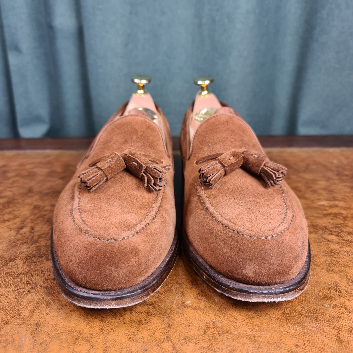 Cavendish II Polo Brown Calf Suede, Crockett & Jones