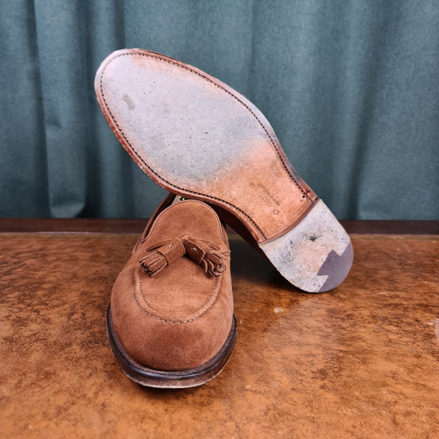 Cavendish II Polo Brown Calf Suede, Crockett & Jones