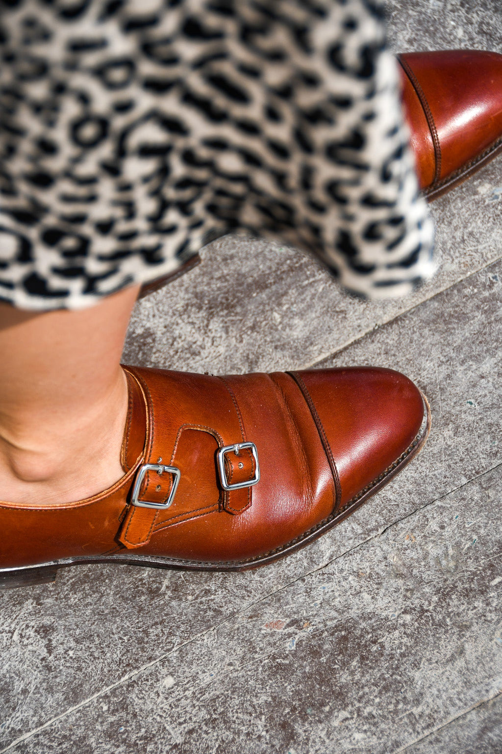 Ruby Monk Strap, Chestnut Burnished Calf, Crockett & Jones - Hammargruppen