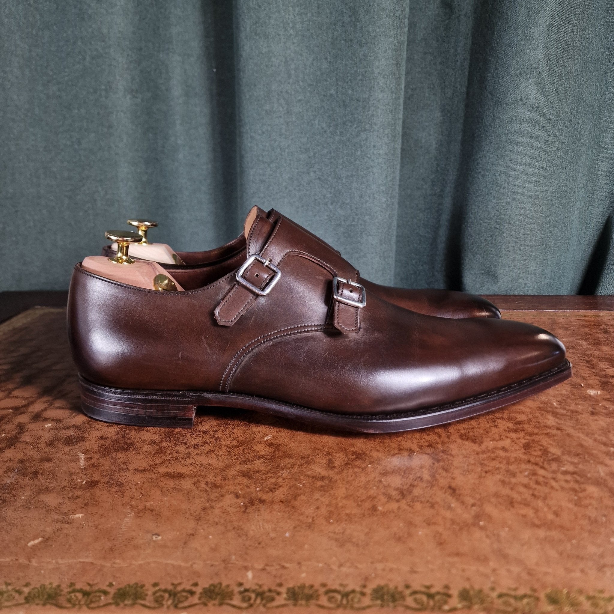 Seymour III Dark Brown Antique Calf (10E) Crockett & Jones - Hammargruppen