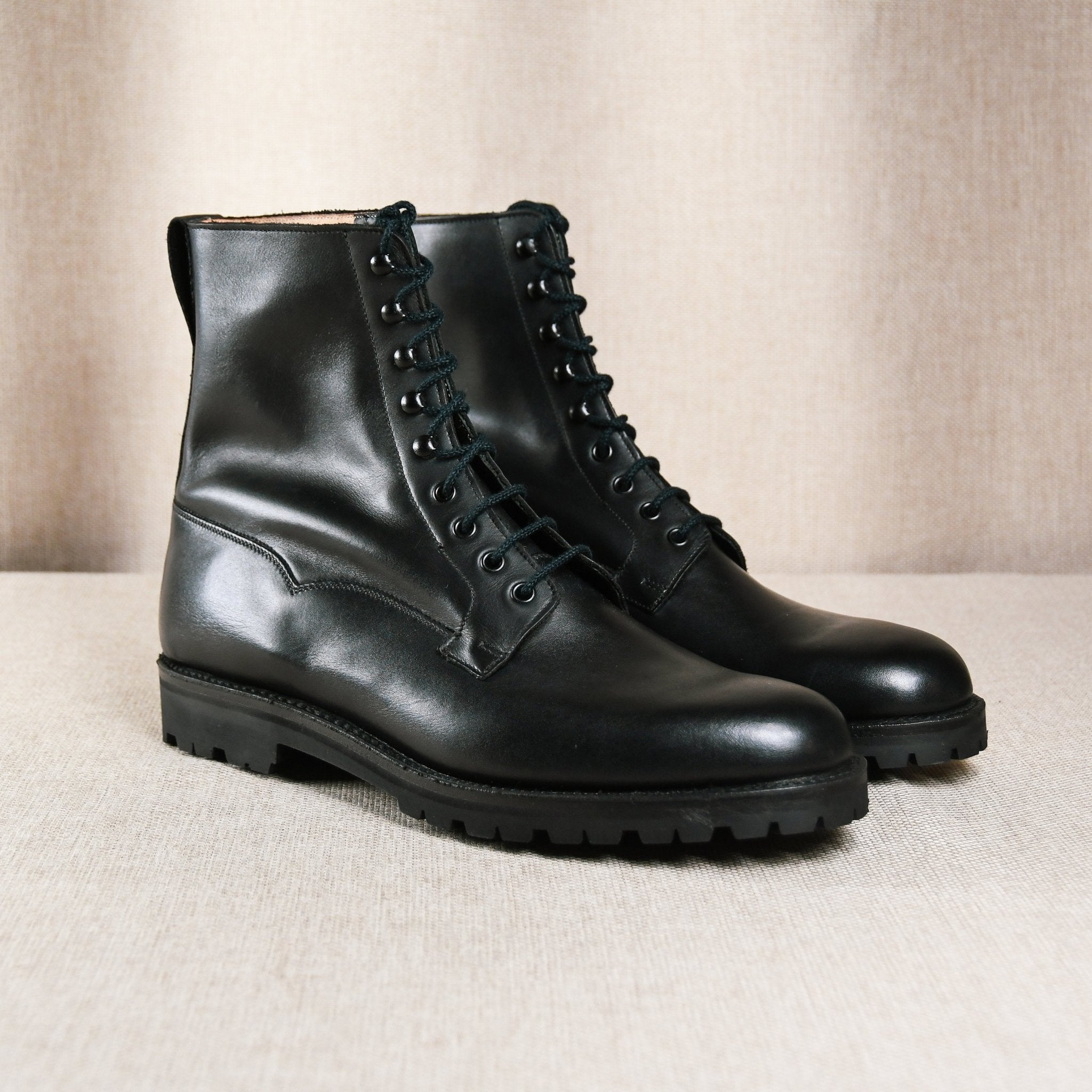 Snowdon Black Waterproof Side 'Commando' Crockett & Jones
