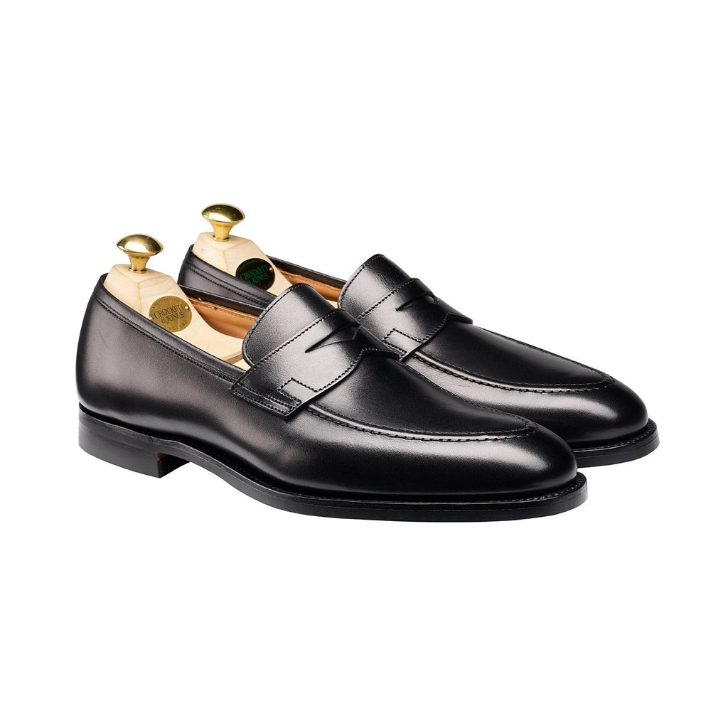 Sydney Penny Loafer, Black Calf ‘City’ Crockett & Jones - Hammargruppen