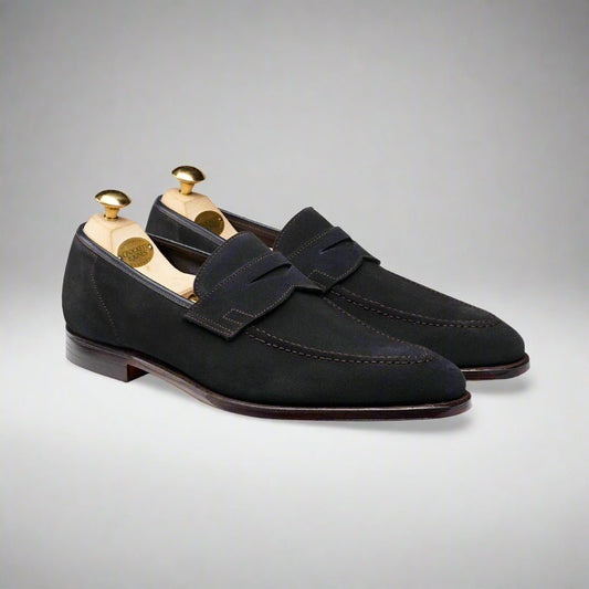Teign Navy Suede, Crockett & Jones - Hammargruppen