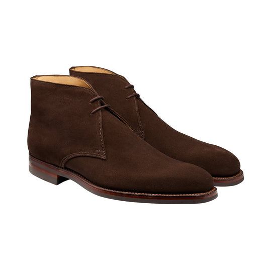 Tetbury Chukka Boot, Dark Brown Suede ‘Dainite’ Crockett & Jones - Hammargruppen