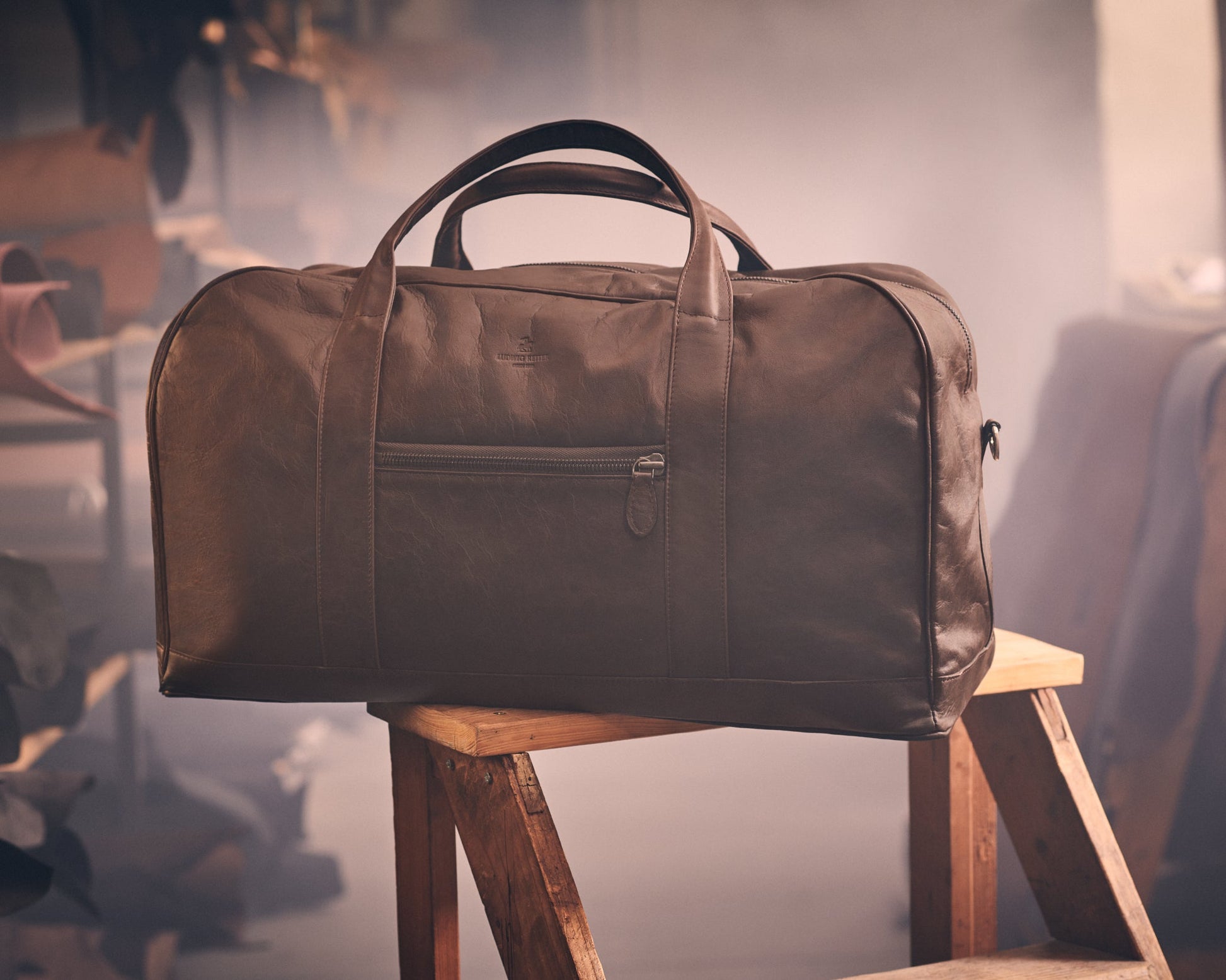 Weekend Bag, Dark Brown, Ludwig Reiter - Hammargruppen