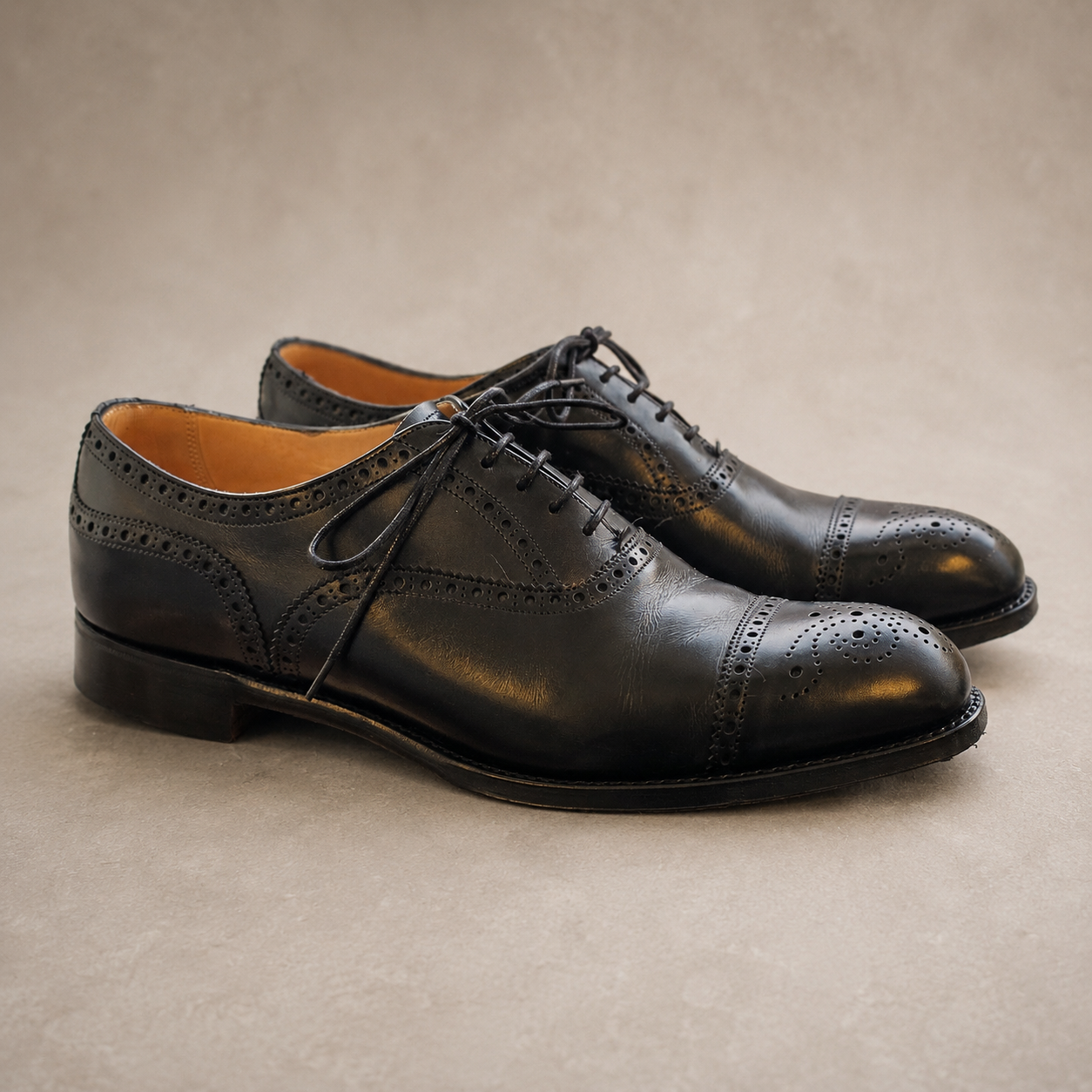 Wilfred Black Calf, 7,5 G-Vidd, Joseph Cheaney & Sons