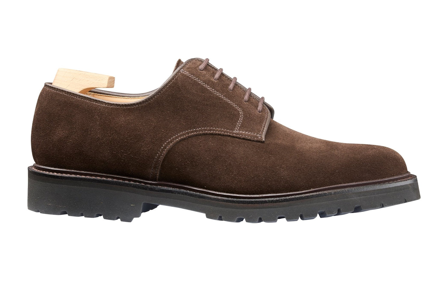 Windermere Derby, Dark Brown Suede ‘Vibram’ Crockett & Jones - Hammargruppen