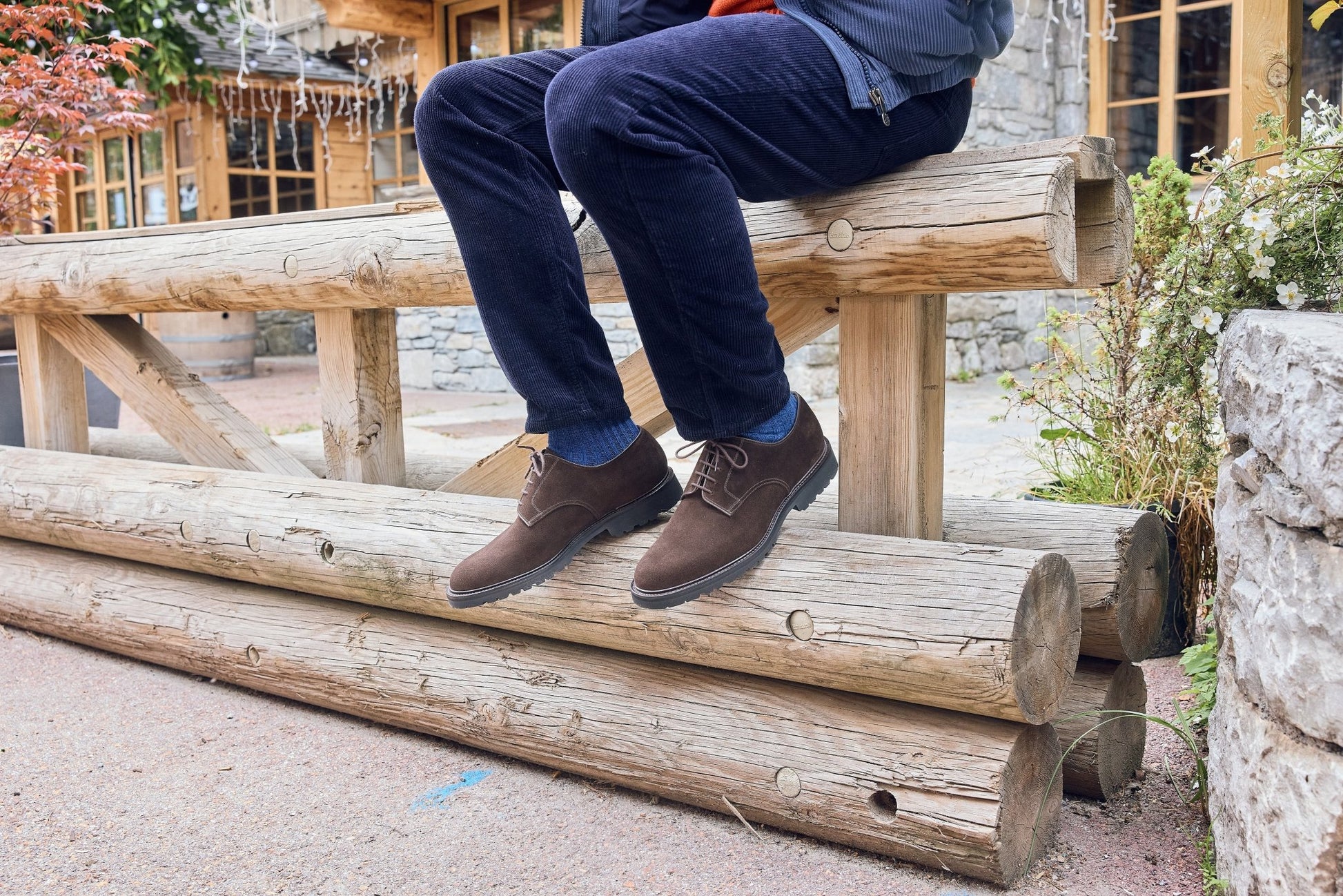 Windermere Derby, Dark Brown Suede ‘Vibram’ Crockett & Jones - Hammargruppen