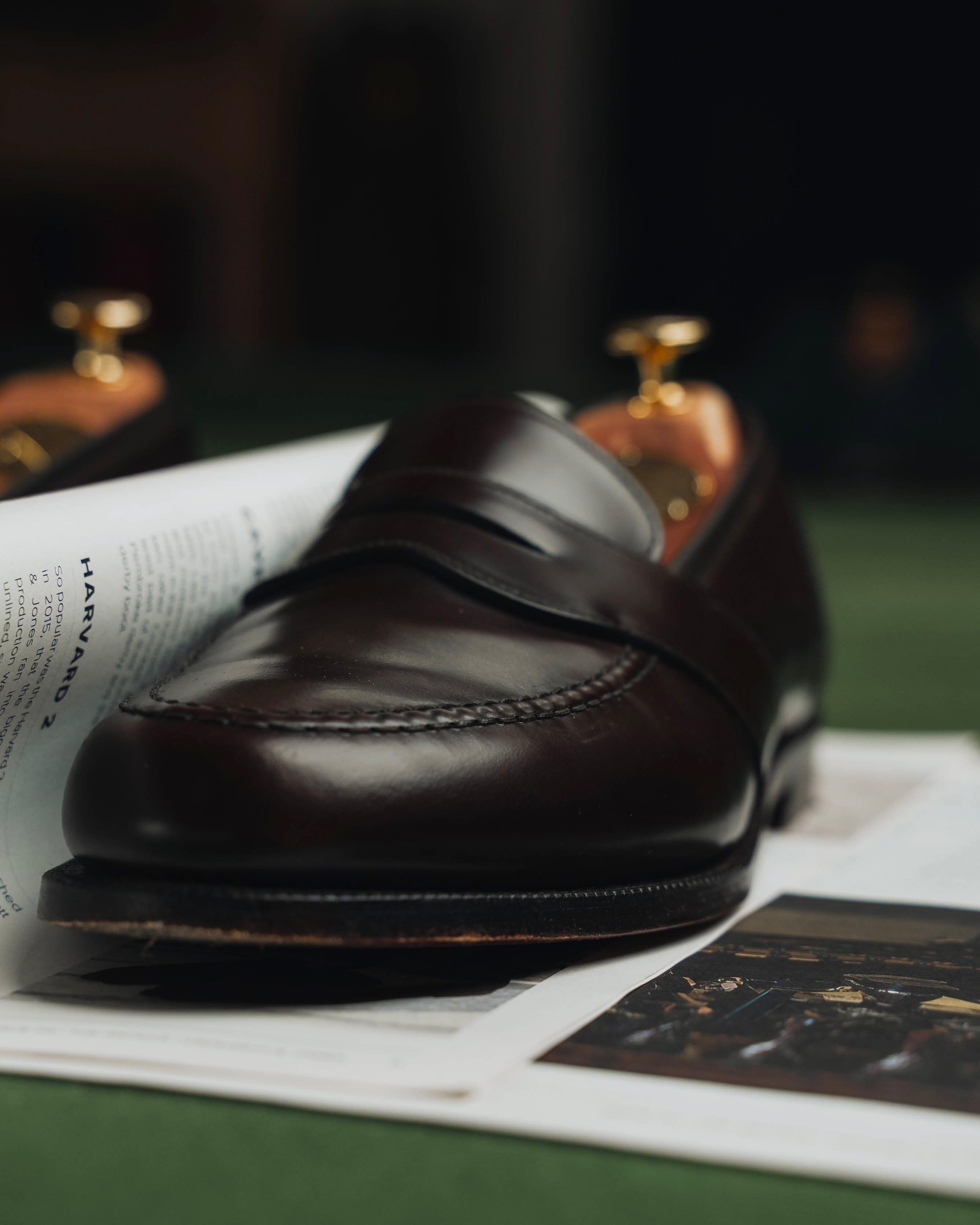 Harvard Penny Loafer, Dark Brown Cordovan, Crockett & Jones