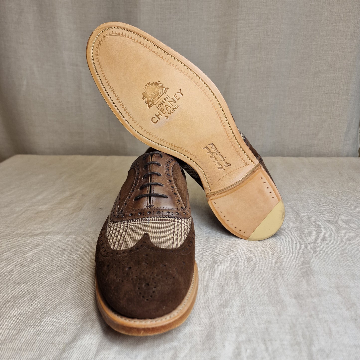 Ernest II Mocha/Plough/Deans suede (8F, 8.5F & 9F) Joseph Chenaey & Sons