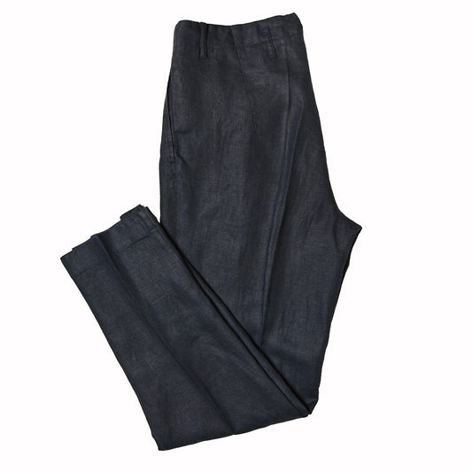 Linen Pants Paul Navy Blue, Kanaljen