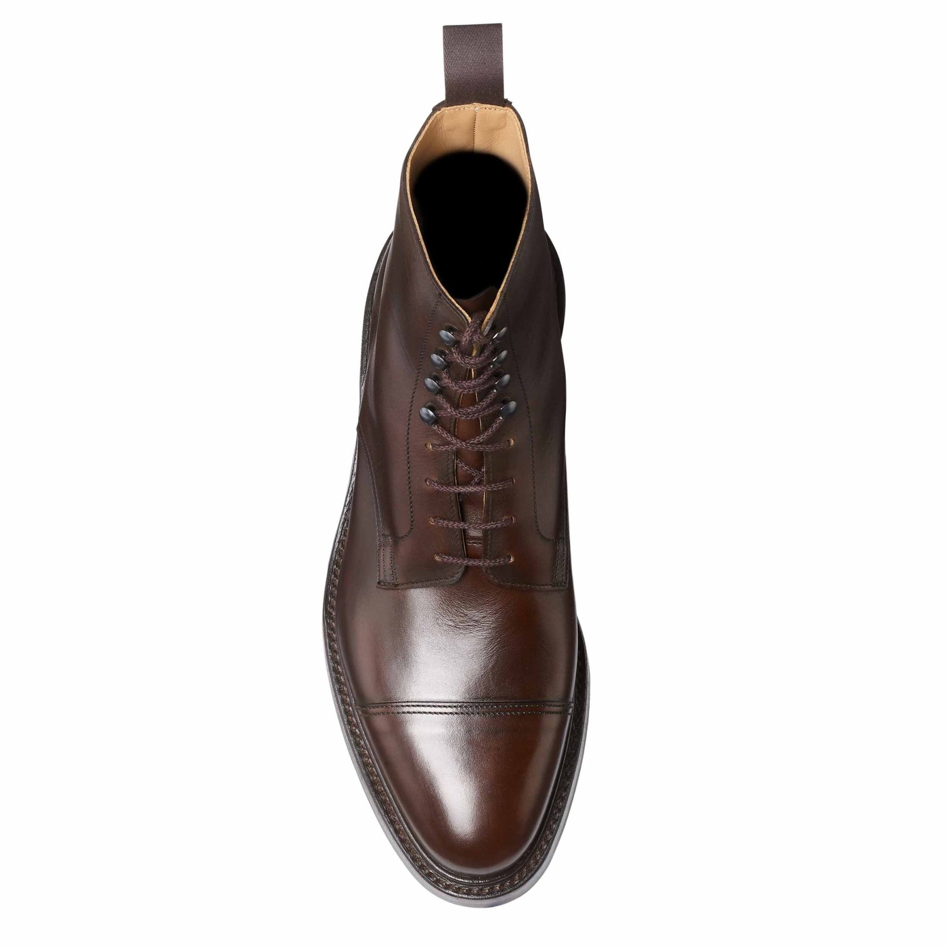 Argyll Derby Boot, Dark Brown Wax Calf ‘Dainite’ Crockett & Jones - Hammargruppen