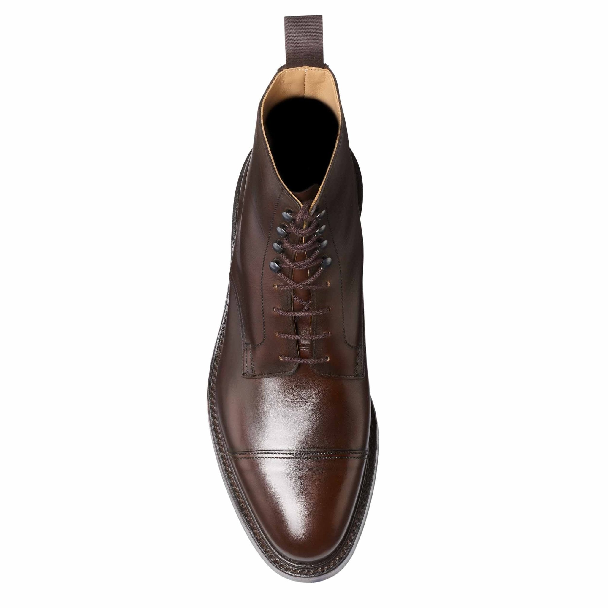 Argyll Derby Boot, Dark Brown Wax Calf ‘Dainite’ Crockett & Jones - Hammargruppen