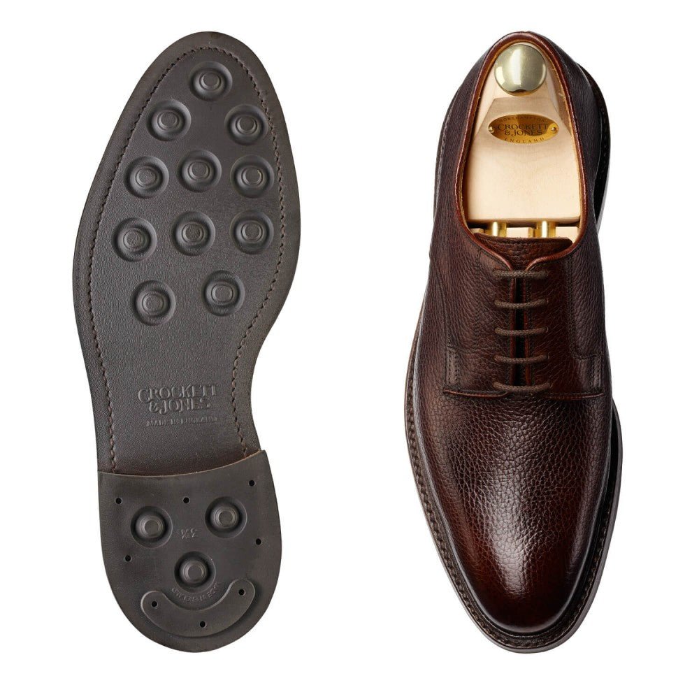 Ashdown Derby, Dark Brown Country Calf Grain ‘Dainite’ Crockett & Jones - Hammargruppen