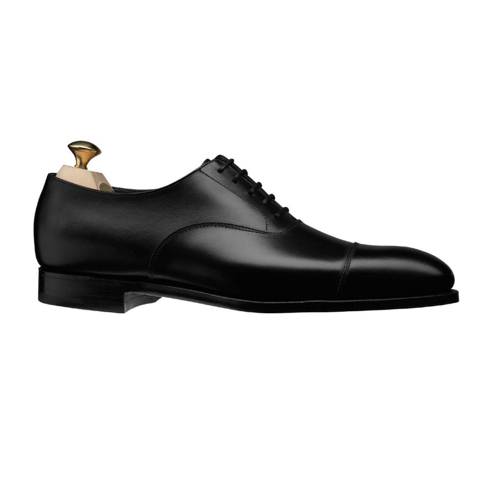 Crockett & Jones Audley – Men's Oxford Shoes in Black Calfskin