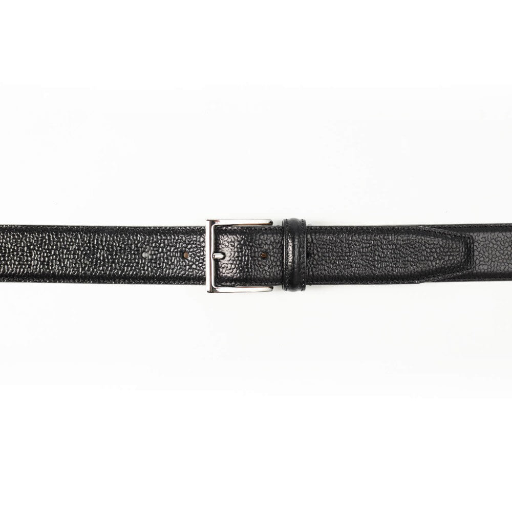 Crockett & Jones Black Scotch Grain Belt – Men's Belt – Hammargruppen