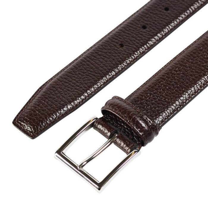 Bälte Dark Brown Scotch Grain, Crockett & Jones - Hammargruppen