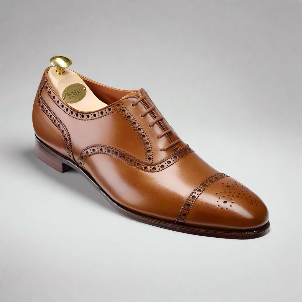 Barrington II Tan Antique Calf, Crockett & Jones - Hammargruppen