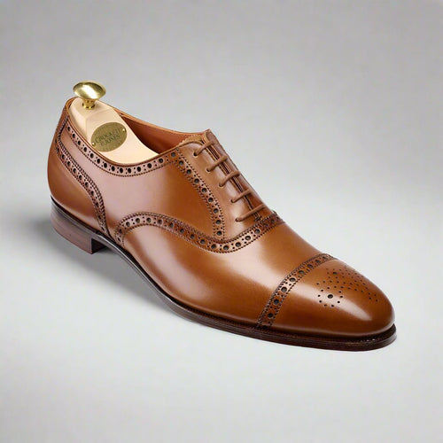 Barrington II Tan Antique Calf, Crockett & Jones - Hammargruppen