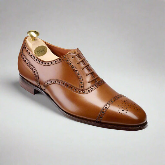 Barrington II Tan Antique Calf, Crockett & Jones - Hammargruppen
