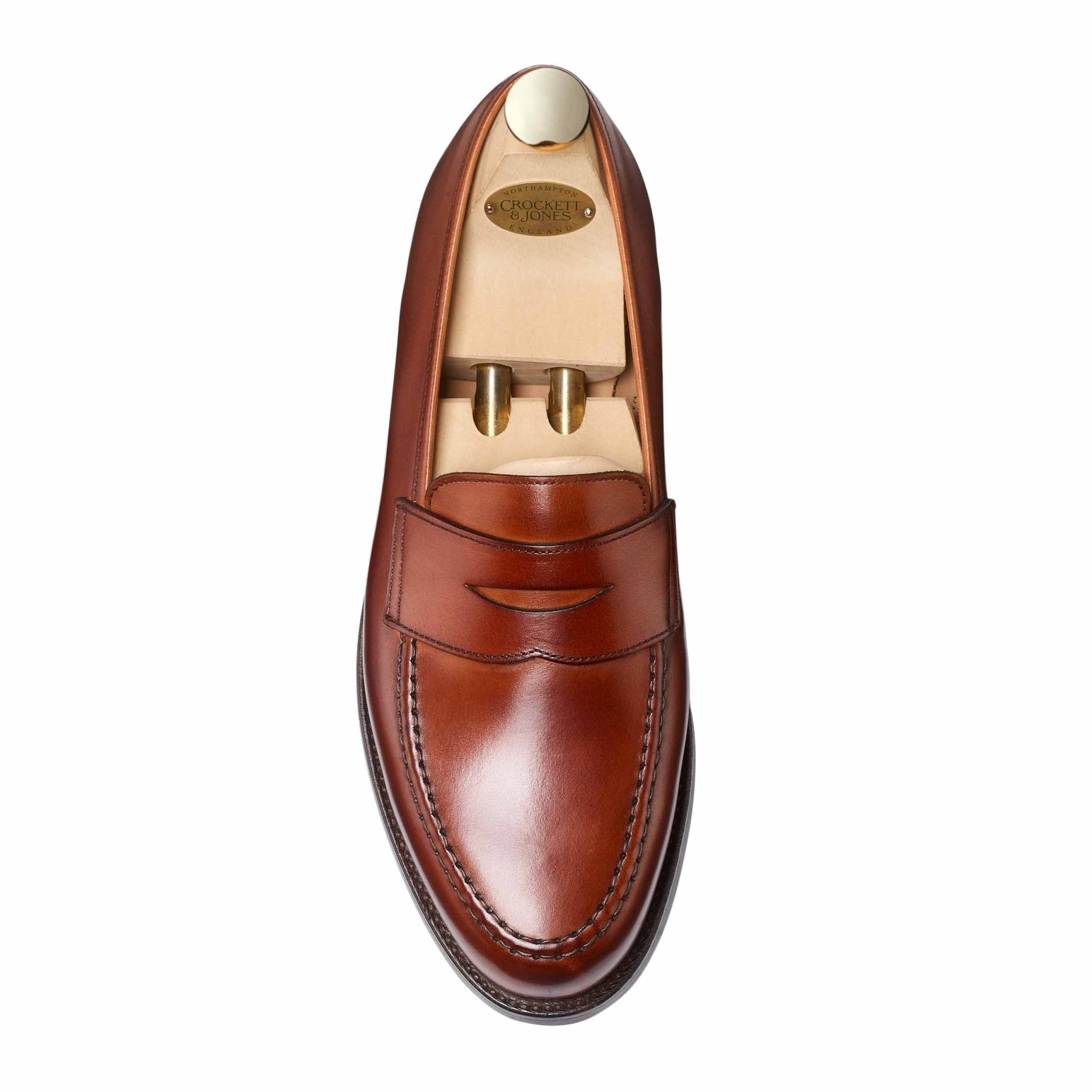 Boston Penny Loafer, Chestnut Calf ‘City’ Crockett & Jones - Hammargruppen