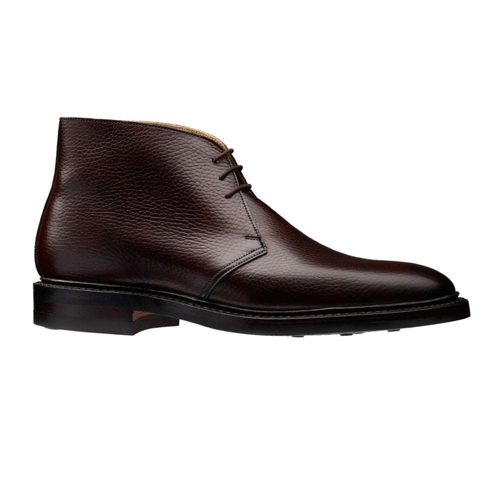 Brecon Chukka Boot, Dark Brown Country Calf Grain ‘Dainite’ Crockett & Jones - Hammargruppen