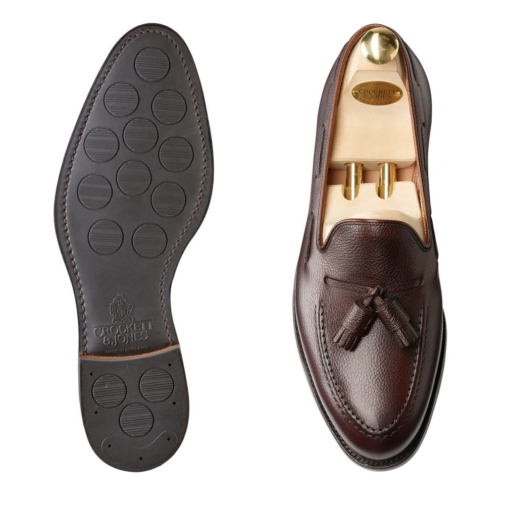 Crockett & Jones Cavendish 2 – Tassel Loafer Men's Shoes in Dark