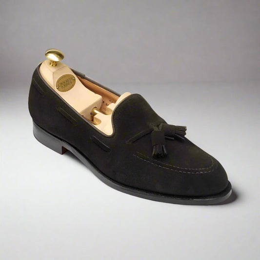 Cavendish II Black Calf Suede, Crockett & Jones - Hammargruppen