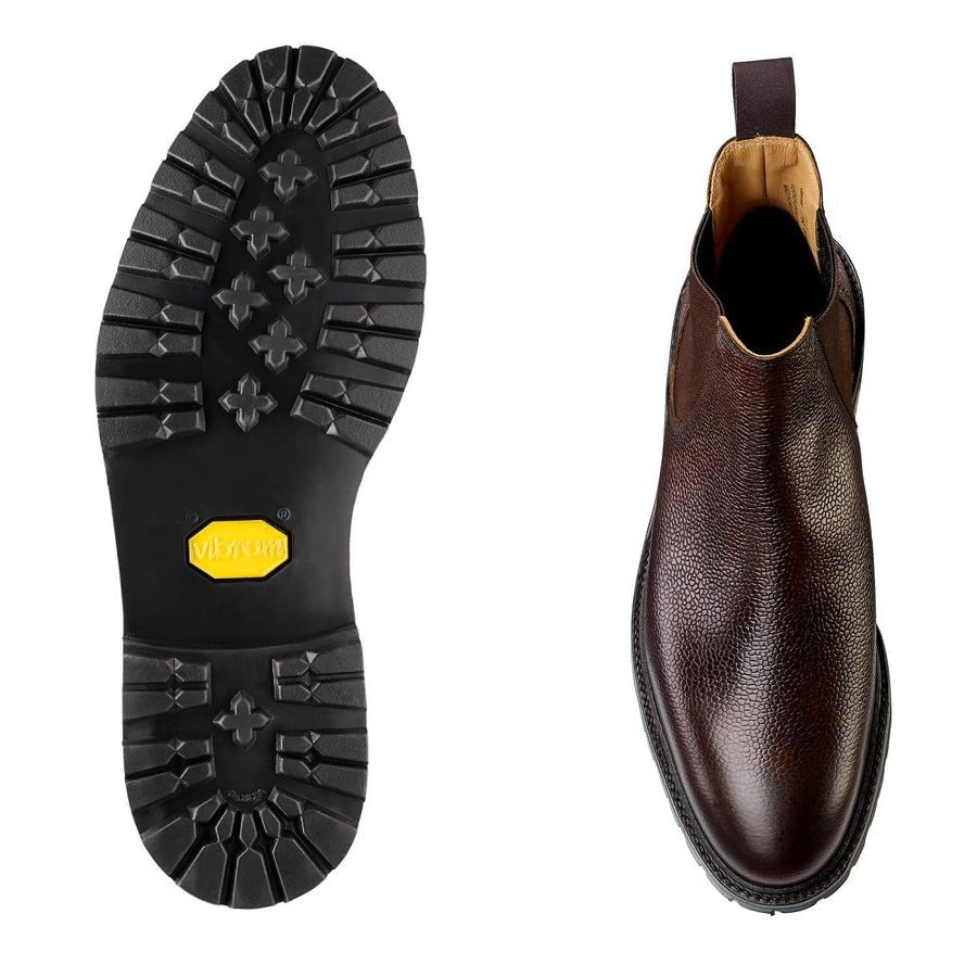 Chelsea 11 Boot, Dark Brown Scotch Grain ‘Vibram’ Crockett & Jones - Hammargruppen