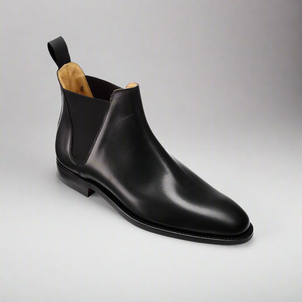Chelsea 3 Boot Black Calf, Crockett & Jones - Hammargruppen