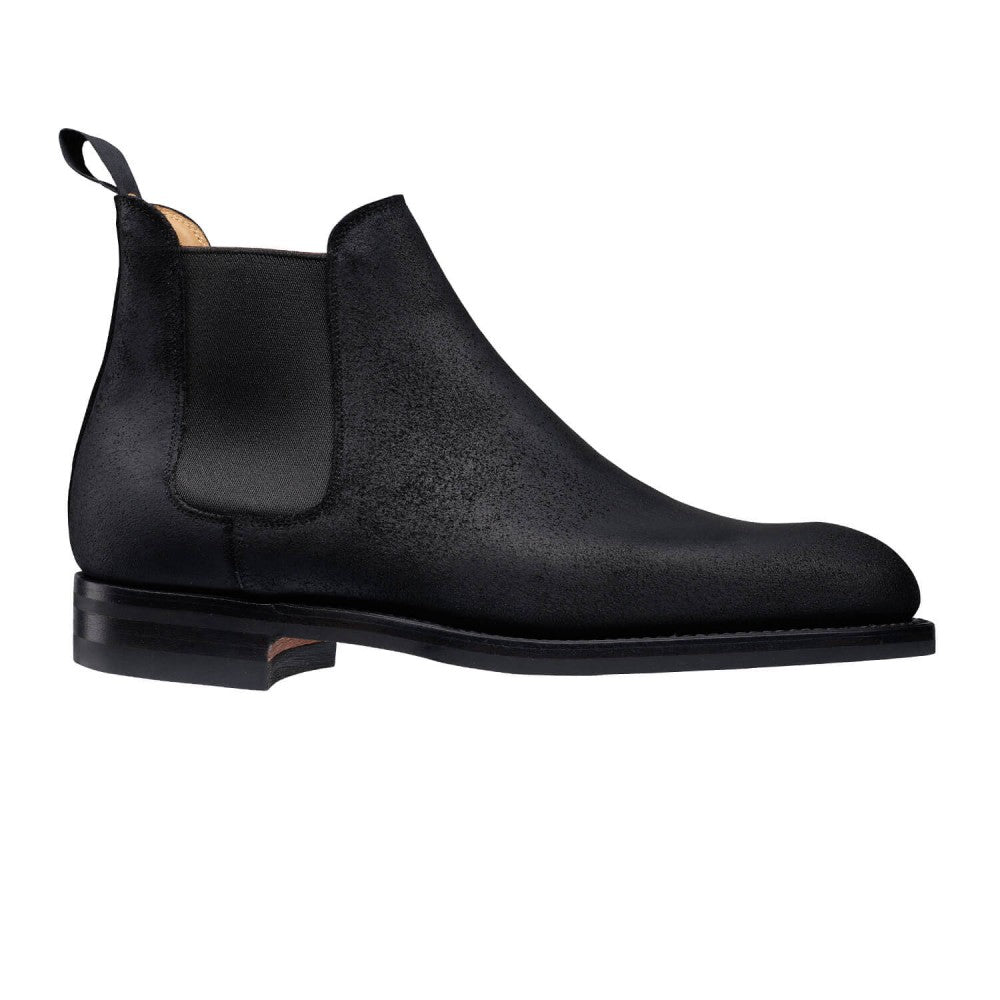 Chelsea 5 Boot, Black Rough - Out Suede ‘Dainite’ Crockett & Jones - Hammargruppen