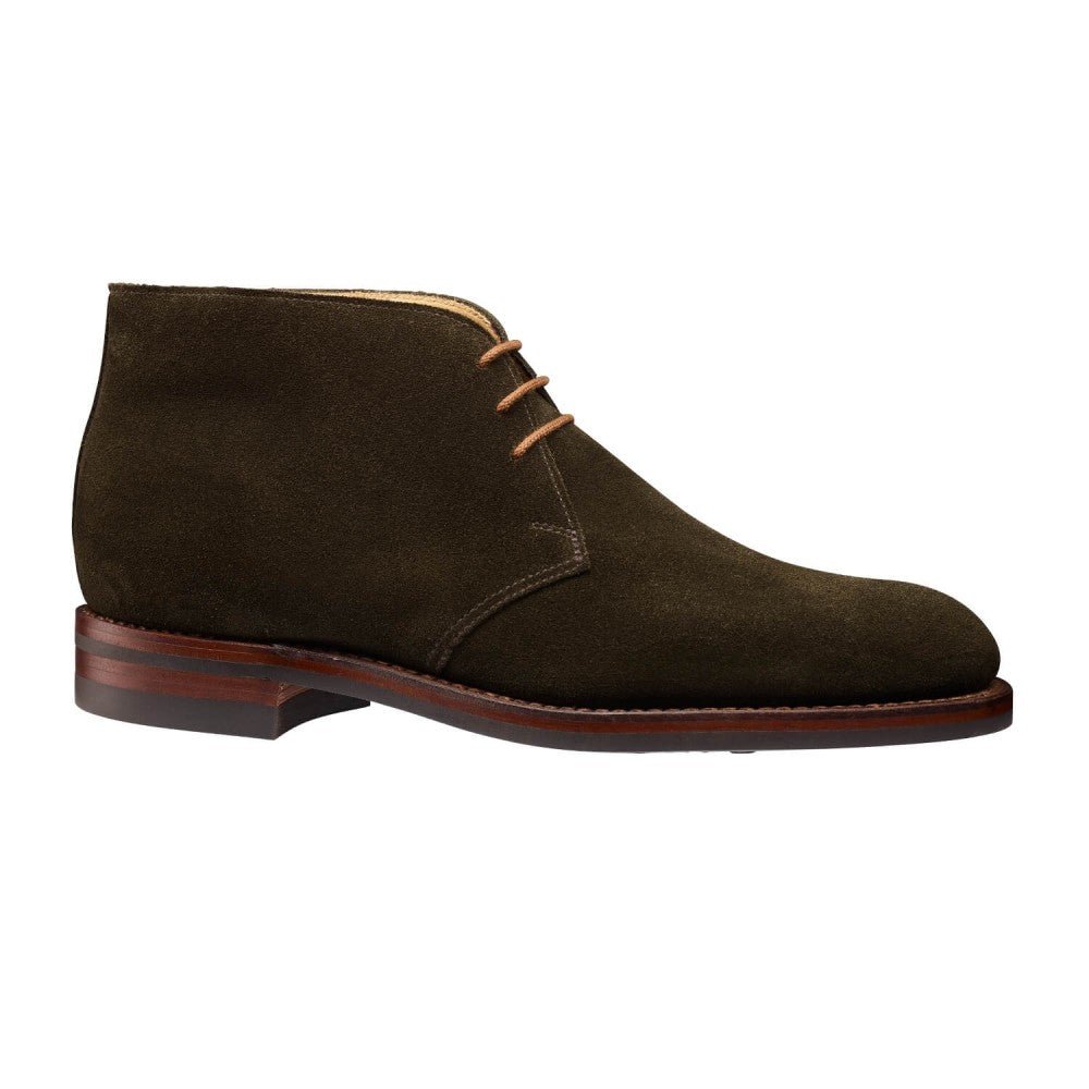 Chiltern Chukka Boot, Earth Green Suede ‘Dainite’ Crockett & Jones - Hammargruppen