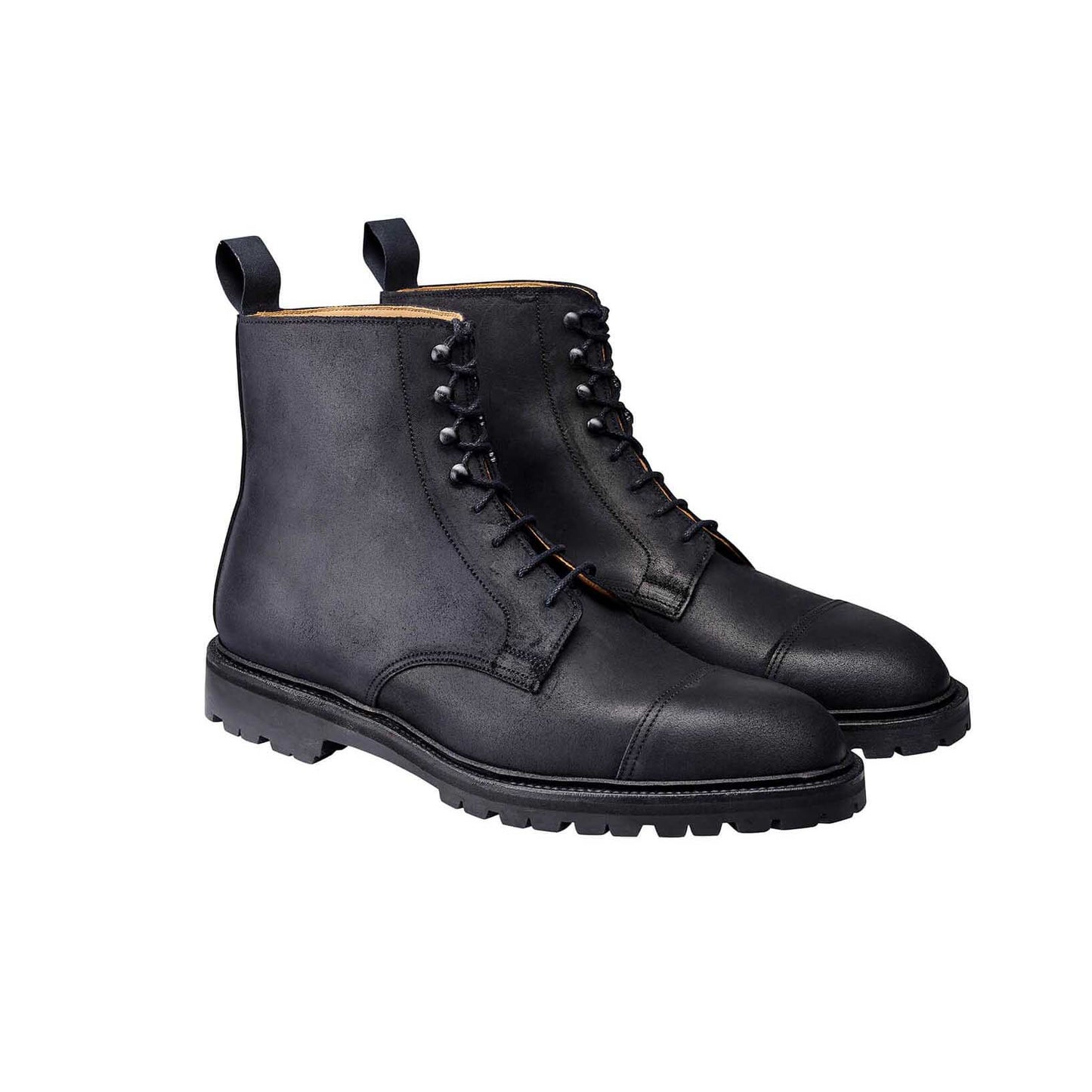 Coniston Derby Boot, Black Rough - Out Suede ‘Vibram’ Crockett & Jones - Hammargruppen