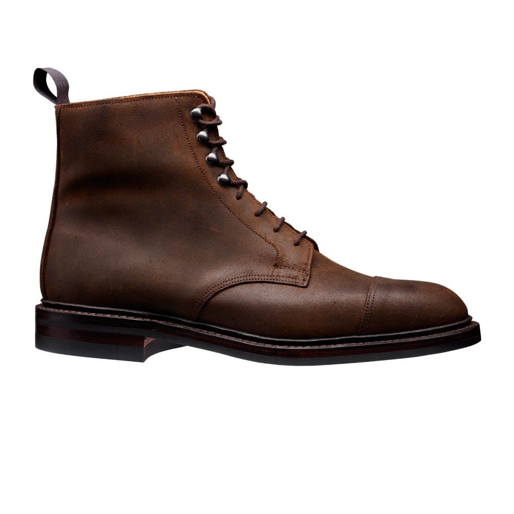 Coniston Derby Boot, Dark Brown Rough - Out Suede ‘Dainite’ Crockett & Jones - Hammargruppen