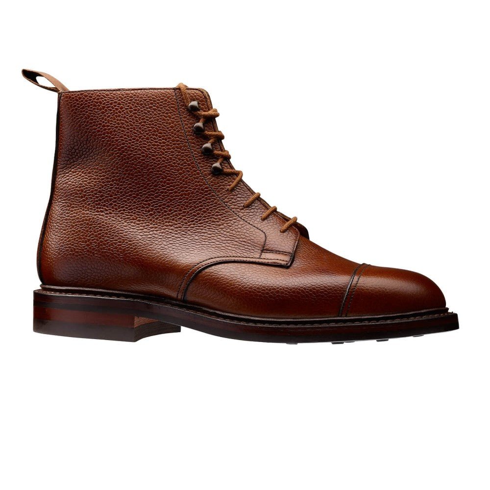 Coniston Derby Boot, Tan Scotch Grain ‘Dainite’ Crockett & Jones - Hammargruppen