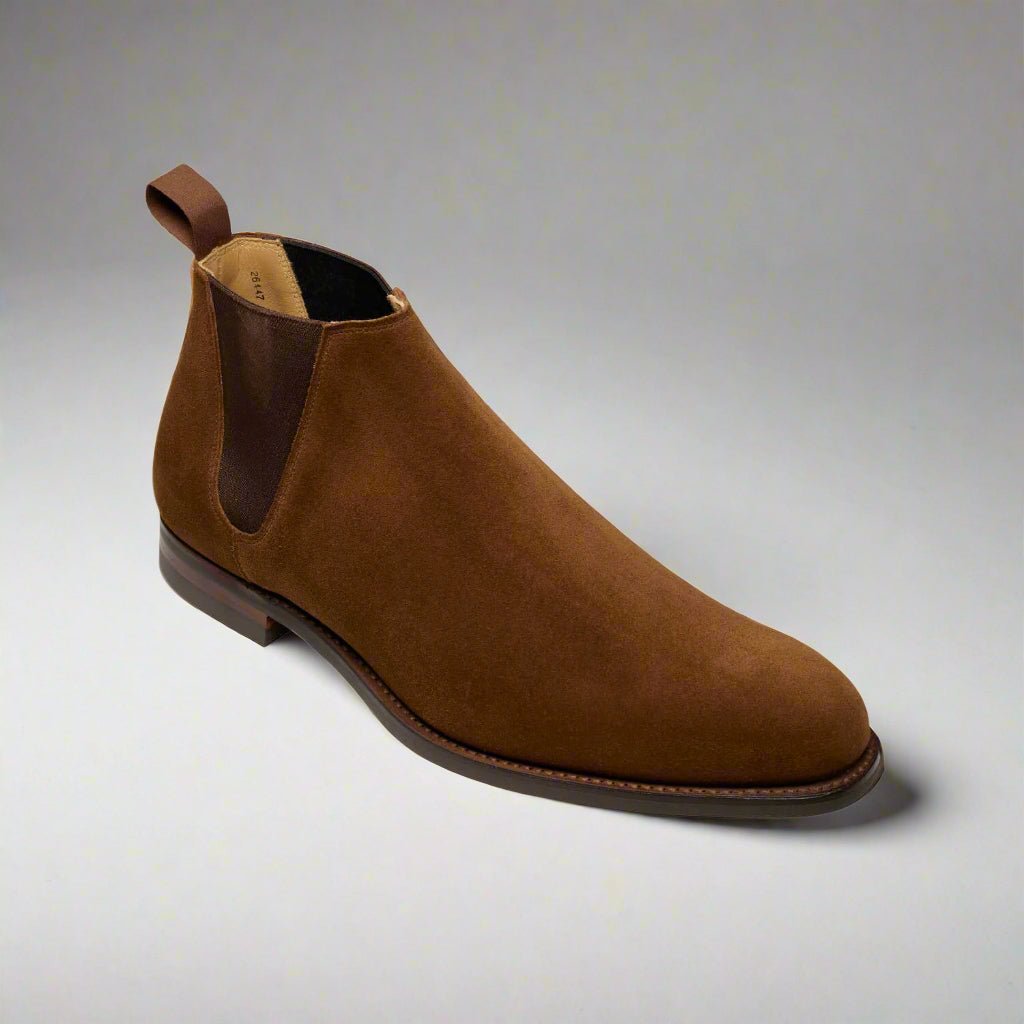 Cranton Chelsea Boot, Snuff Repello Suede ‘City’ (9E) Crockett & Jones - Hammargruppen
